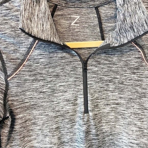 Z by Zella | Heather Gray Long sleeve Running Half Zip Top Size small - Picture 4 of 9